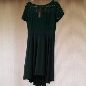 Dark green semi formal